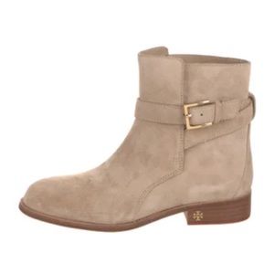 Brand New Tory Burch Suede Moto Booties